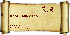 Kész Magdolna névjegykártya